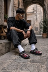 Crocs All-Terrain Atlas Clog Red Black