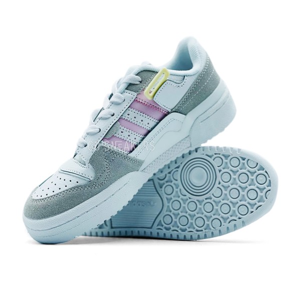 Унисекс кроссовки Adidas Forum White/Pink/Grey