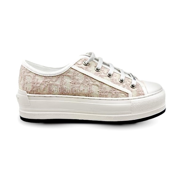 Женские кроссовки Dior Woman Beige Platform