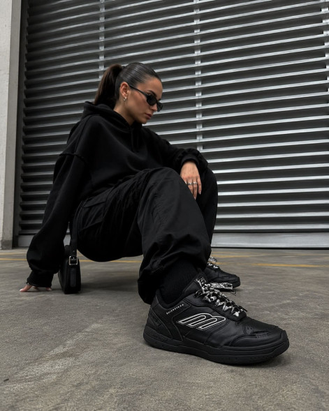 Унисекс кроссовки Balenciaga Hamptons Worn Out Low Black