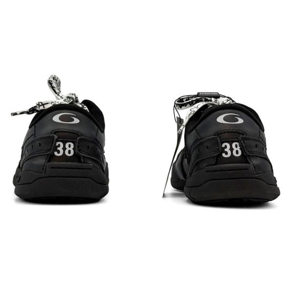 Унисекс кроссовки Balenciaga Hamptons Worn Out Low Black