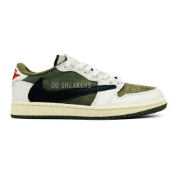 Travis Scott x Nike Air Jordan 1 Medium Olive Unisex