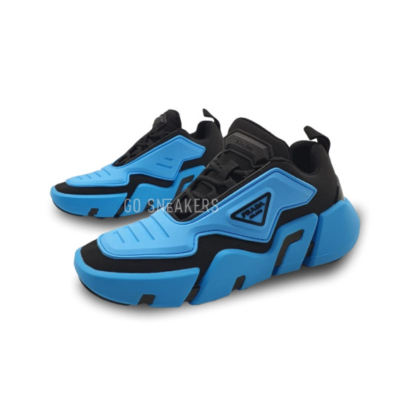 Женские кроссовки Prada Techno Stretch Blue