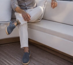 Loro Piana Summer Walk Dark Grey