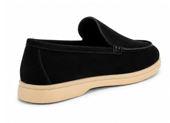 Мужские лоферы Loro Piana Summer Walk Black