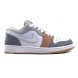 Женские кроссовки Nike Jordan 1 Retro Low Grey&amp;amp;White