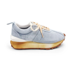Lanvin Retro Suede Light Blue