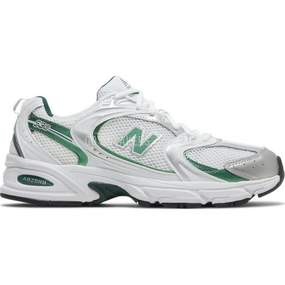 Унисекс кроссовки New Balance 530 White Nightwatch Green