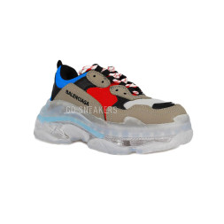 Balensiaga Triple S Brown Red Blue