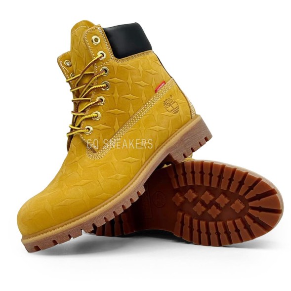 Мужские ботинки Supreme x Timberland 6-Inch Premium Waterproof Boot Yellow