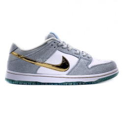 Nike Dunk Low Grey&amp;amp;Gold