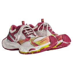 Balenciaga Stapler Sneaker White Pink Yellow