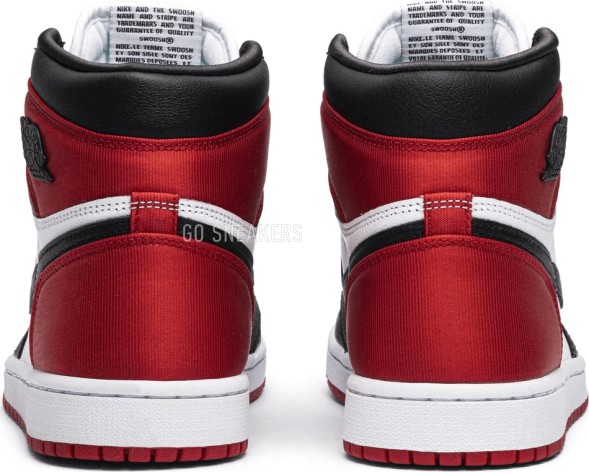 Женские кроссовки Nike Wmns Air Jordan 1 Retro High &amp;#039;Satin Black Toe&amp;#039;