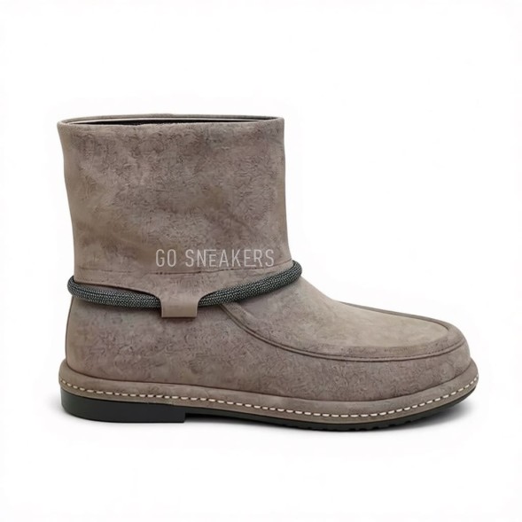 Женские сапоги Brunello Cucinelli Suede Boot Sand