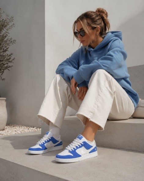 Унисекс кроссовки Fly Streetwear X Dunk Low Pro SB Gardenia