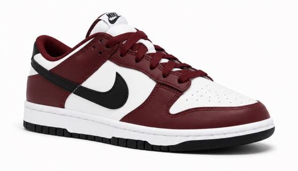 Мужские кроссовки Nike Dunk Low Dark Team Red Black