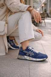 Premiata 483 Textile/Suede Navy