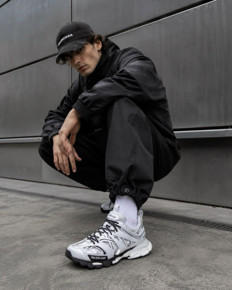 Унисекс кроссовки Balenciaga Track Silver