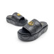 Женские шлепки Gucci Flip-flops Platform Double G Black