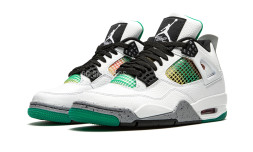 Nike Air Jordan 4 Retro Lucid Green Rasta