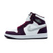 Унисекс кроссовки Nike Air Jordan 1 White/Burgundy