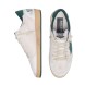 Мужские кеды Golden Goose Ball Star in White Nappa with Green Leather Star and Hell Tab