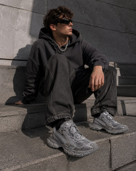 Унисекс кроссовки Balenciaga 3XL Sneaker Worn-Out - New Grey