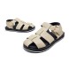 Мужские сандалии Dior Sandals Leather Beige
