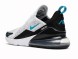 Унисекс кроссовки Nike Air Max 270 Black White Turquoise
