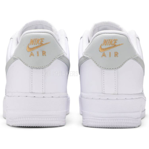 Унисекс кроссовки Nike Air Force 1 Low White Grey Gold 