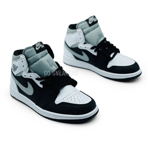 Унисекс зимние кроссовки Nike Air Jordan 1 Winter White Black
