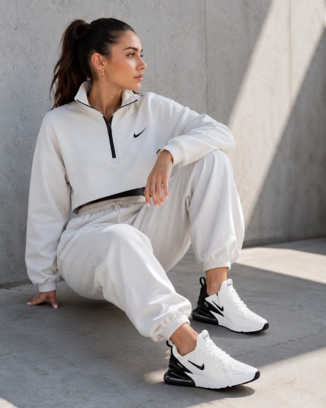 Унисекс кроссовки Nike Air Max 270 White Black