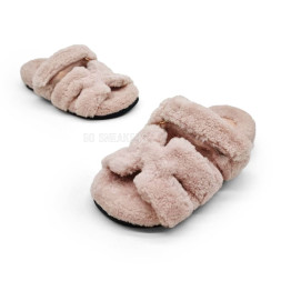 Hermes Flip-flops Pink Wool