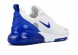 Унисекс кроссовки Nike Air Max 270 White/Blue