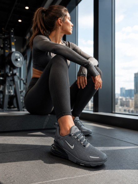 Унисекс кроссовки Nike Air Max 270 Textile Grey