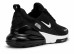 Унисекс кроссовки Nike Air Max 270 Textile Black/White