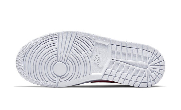 Унисекс кроссовки Nike Air Jordan 1 Mid White Red Royal