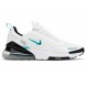 Унисекс кроссовки Nike Air Max 270 White/Black Turquoise Swoosh