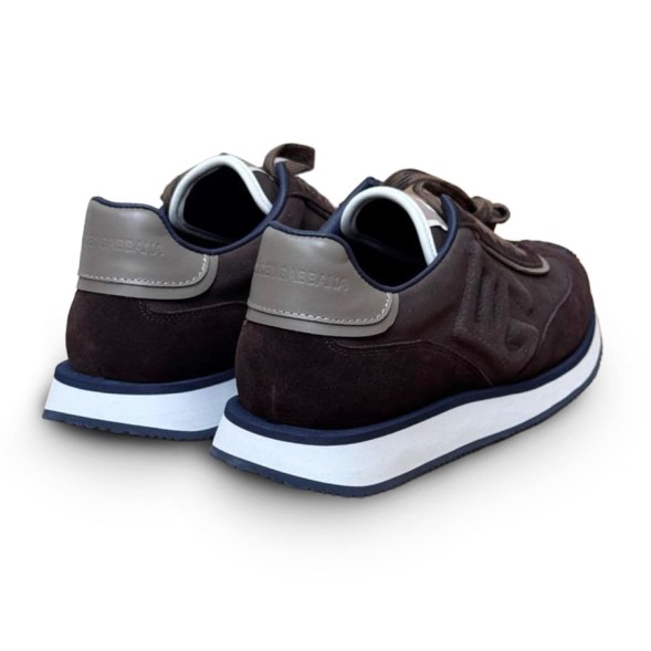 Мужские кроссовки Dolce&amp;Gabbana Suede Sneakers Brown