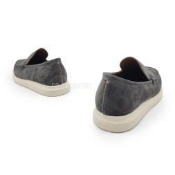 Hugo Boss Loafers Suede Grey